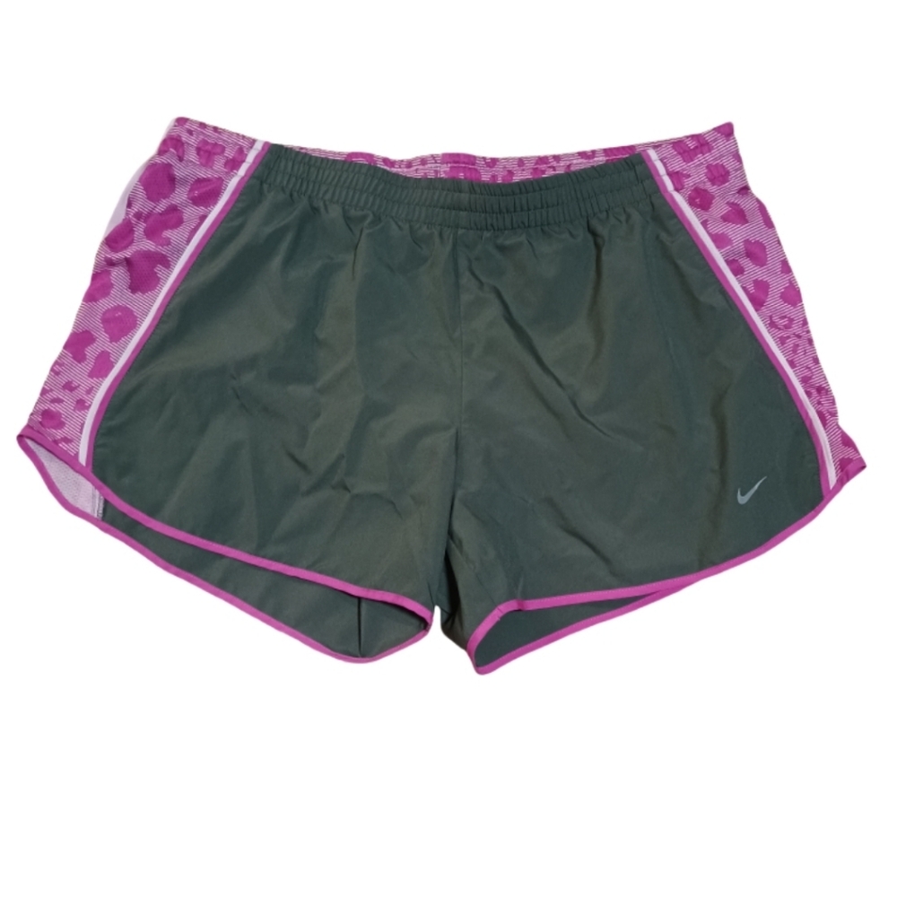 Nike Women's Athletic Shorts in Gray and Pink